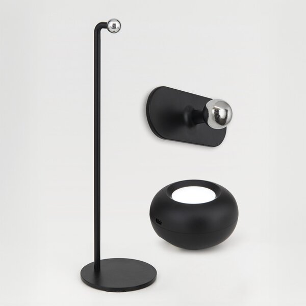 KERBY modern CCT LED asztali lámpa , fekete, 150lm