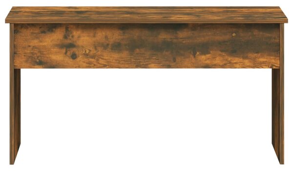 Füstös tölgy színű szerelt fa dohányzóasztal 102x50,5x52,5 cm