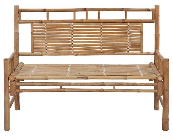 Bambusz kerti pad párnával 120 cm