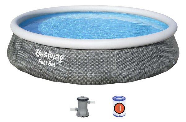 Bestway puhafalú medence vízforgatóval 396x84cm