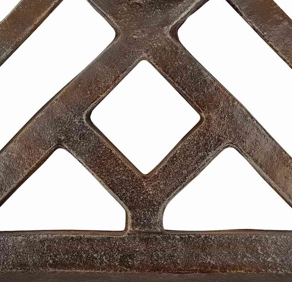 Bronzszínű öntöttvas napernyőtalp 44 x 44 x 31 cm