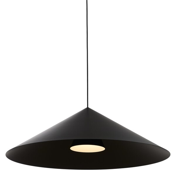 Függőlámpa LOOM DESIGN, Hanzu, dimmable, Fekete, Nappali, Alumínium, Modern