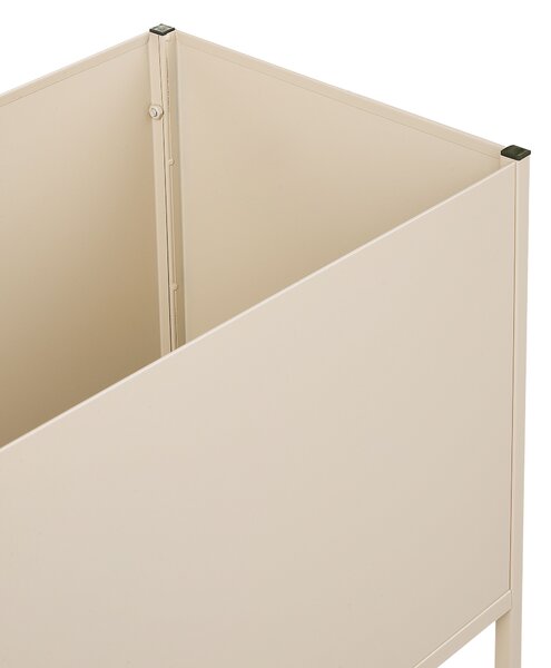 Magasított virágállvány TAPIEN Fém 70 cm Bézs