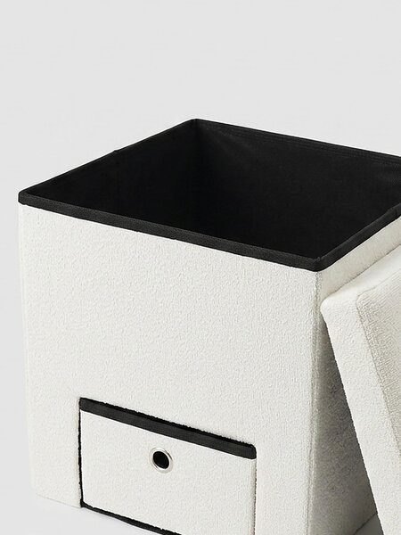 Sinsay - Puff tárolófunkcióval és fiókkal - fehér