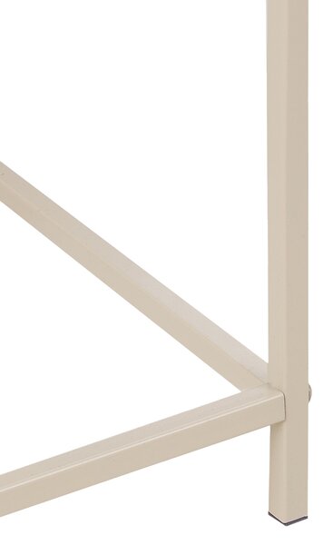 Magasított virágállvány TAPIEN Fém 70 cm Bézs
