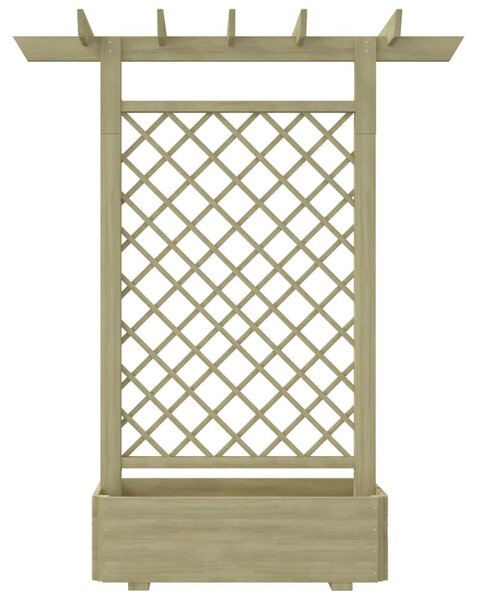 Fa virágtartó pergola 162 x 56 x 204 cm