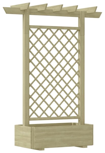 Fa virágtartó pergola 162 x 56 x 204 cm