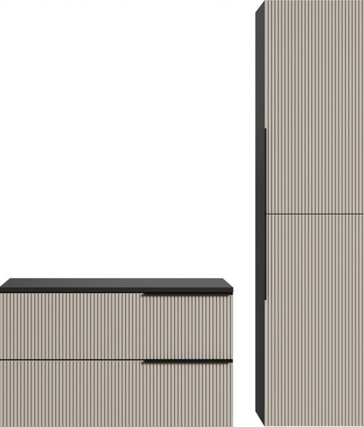 Mylife klerk 80 2 fürdőszoba bútor antracit/kasmír
