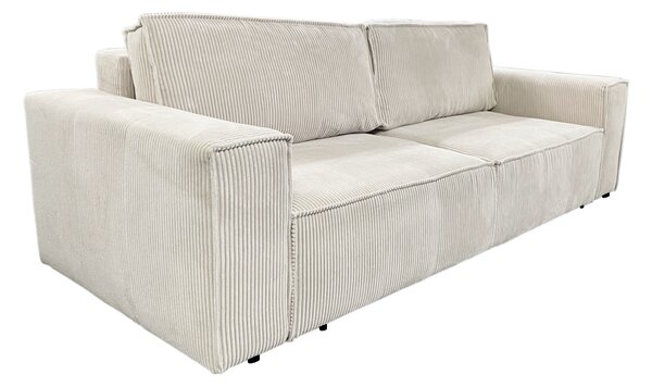 KONDELA Kihúzható heverő, bézs, HARPERA BIG SOFA