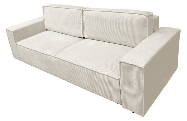 KONDELA Kihúzható heverő, bézs, HARPERA BIG SOFA