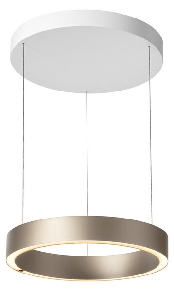 Függőlámpa LOOM DESIGN, Velora, dimmable, Bézs, Nappali, Alumínium, Modern