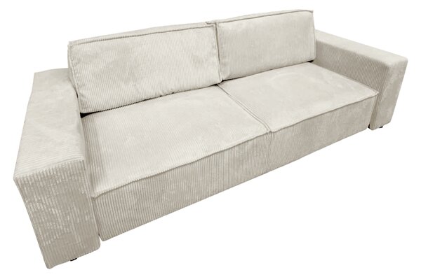 KONDELA Kihúzható heverő, bézs, HARPERA BIG SOFA