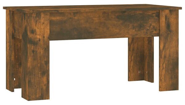 Füstös tölgy színű szerelt fa dohányzóasztal 101 x 49 x 52 cm