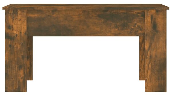 Füstös tölgy színű szerelt fa dohányzóasztal 101 x 49 x 52 cm