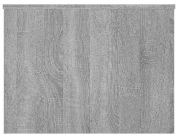 Szürke sonoma színű szerelt fa dohányzóasztal 80x55,5x41,5 cm