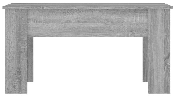 Szürke sonoma színű szerelt fa dohányzóasztal 101x49x52 cm