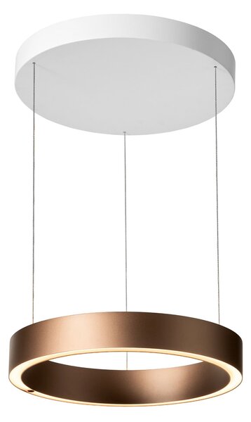 Függőlámpa LOOM DESIGN, Velora, dimmable, Barna / Rozsdabarna, Nappali, Alumínium, Modern
