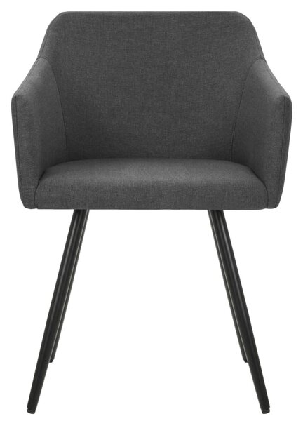2 db sötétszürke szövet étkezőszék