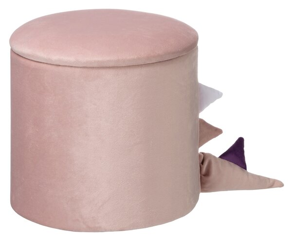 Sinsay - Tárolós puff dinoszaurusz motívummal - pasztellpink