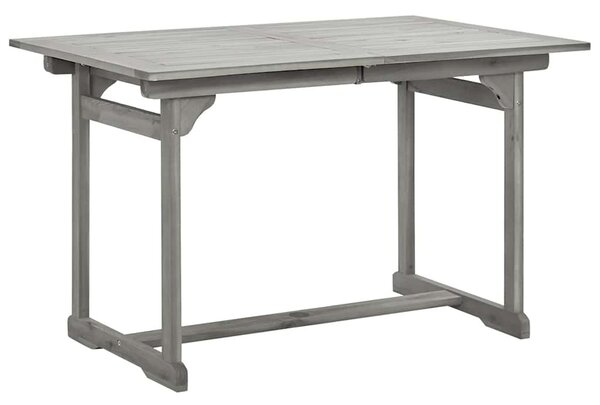 Tömör akácfa kerti étkezőasztal (120-170) x 80 x 75 cm