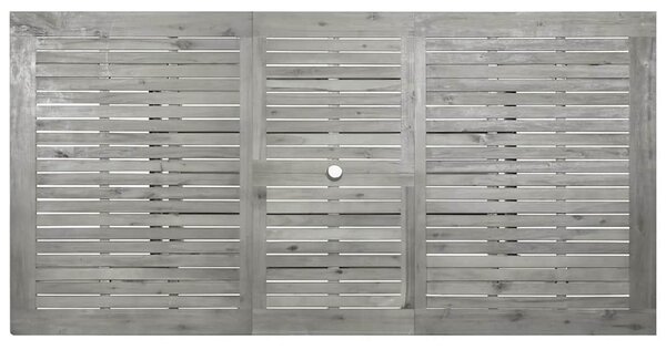 Tömör akácfa kerti étkezőasztal (150-200) x 100 x 75 cm