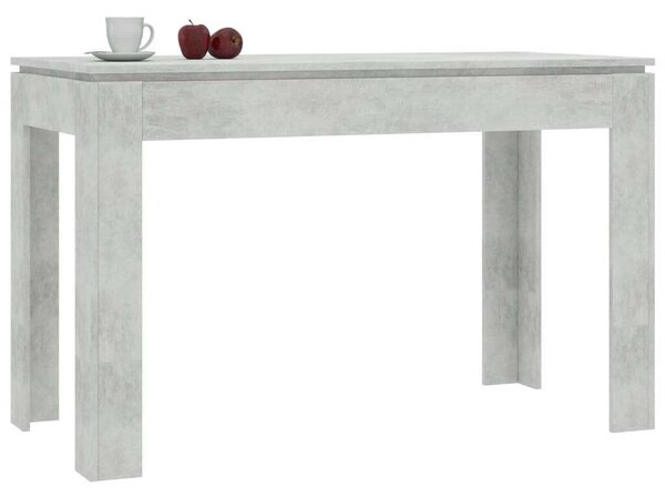 Modern Étkezőasztal - Betonszürke - 120x60 cm