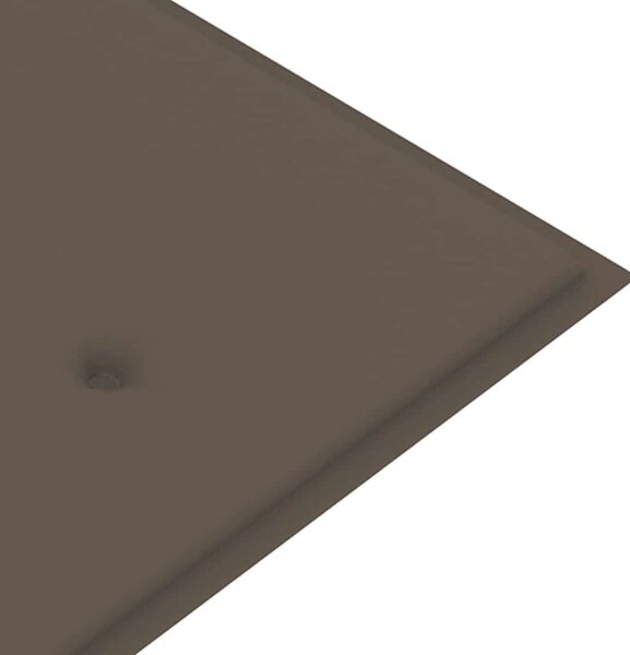 Tömör tíkfa rakásolható kerti pad párnával 159 cm