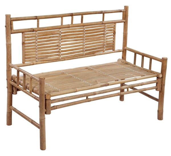 Bambusz kerti pad párnával 120 cm