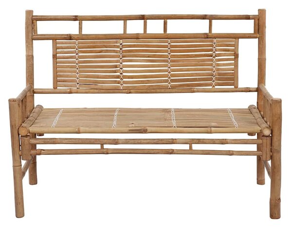 Bambusz kerti pad párnával 120 cm