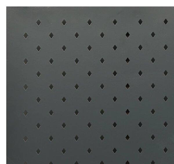 2 db antracitszürke acél 5-paneles térelválasztó 200 x 180 cm