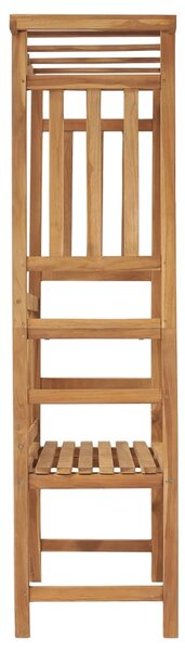 Tömör tíkfa kerti pad pergolával 115 cm