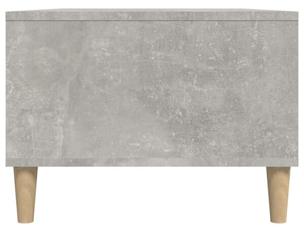 Betonszürke szerelt fa dohányzóasztal 90x50x36,5 cm