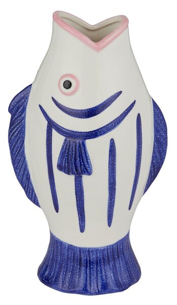 BACALHAU kerámia hal váza 15 cm