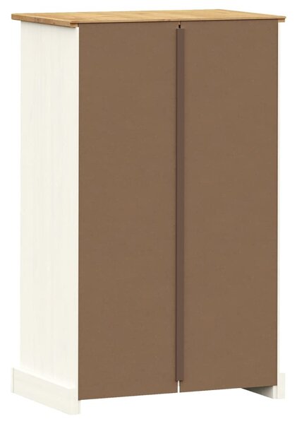 VIGO tömör fenyőfa cipőszekrény 60x35x96 cm