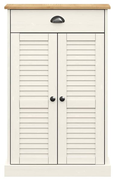 VIGO tömör fenyőfa cipőszekrény 60x35x96 cm