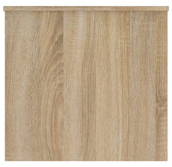 Sonoma tölgy színű szerelt fa dohányzóasztal 102x55,5x52,5 cm