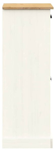 VIGO tömör fenyőfa cipőszekrény 60x35x96 cm