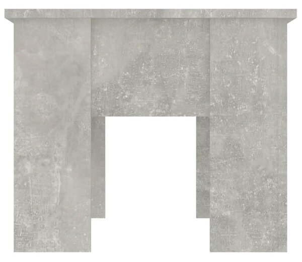 Betonszürke szerelt fa dohányzóasztal 79x49x41 cm
