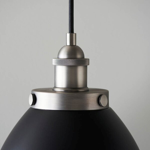 Endon loft függeszték franklin fekete antik ón end98750