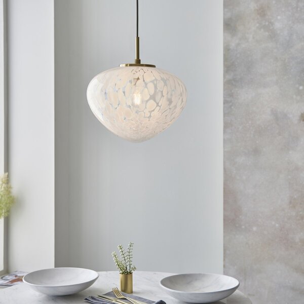 Endon glamour modern függeszték mali fehér sárgaréz end98815