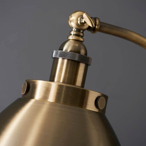 Endon modern állólámpa franklin antik sárgaréz fekete end98748