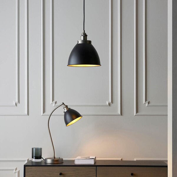Endon loft függeszték franklin fekete antik ón end98750