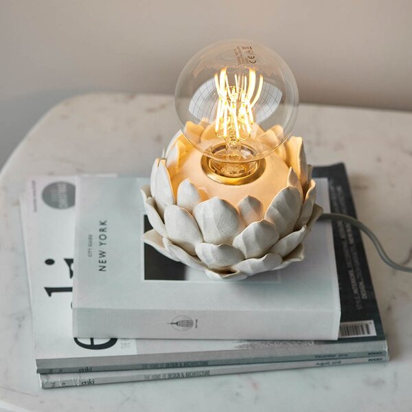Endon glamour modern asztali lámpa artichoke antik sárgaréz zabpehelyszínű end99147