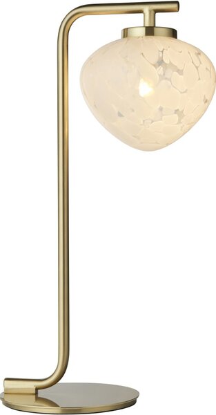 Endon glamour modern asztali lámpa mali fehér sárgaréz end98817