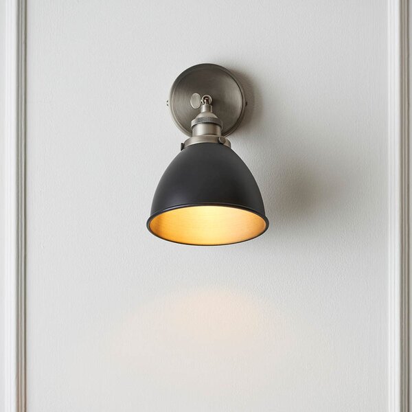 Endon loft fali lámpa franklin fekete antik ón end98560
