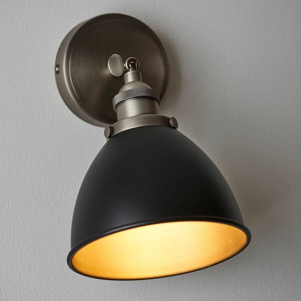 Endon loft fali lámpa franklin fekete antik ón end98560