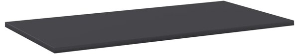 8 db szürke forgácslap könyvespolc lap 80 x 40 x 1,5 cm