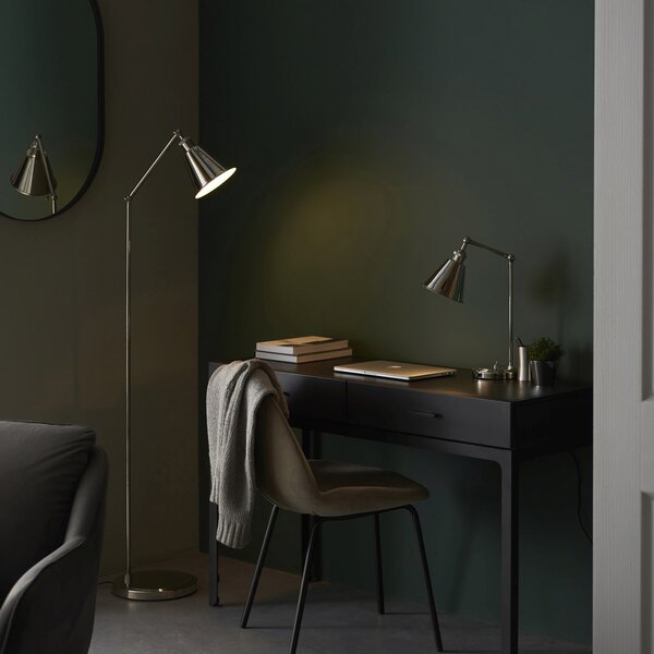 Endon modern asztali lámpa hal nikkel end97836