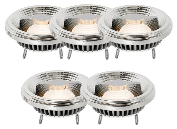 5 db G53 dimmelhető LED izzó AR111 12W 600lm 2700K szett
