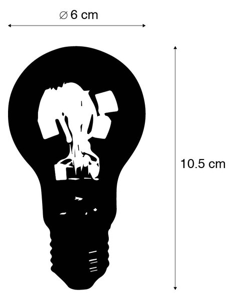 5 db E27 3 fokozatú dimmelhető LED izzó A60 Goldline 5W 530lm 2200K szett